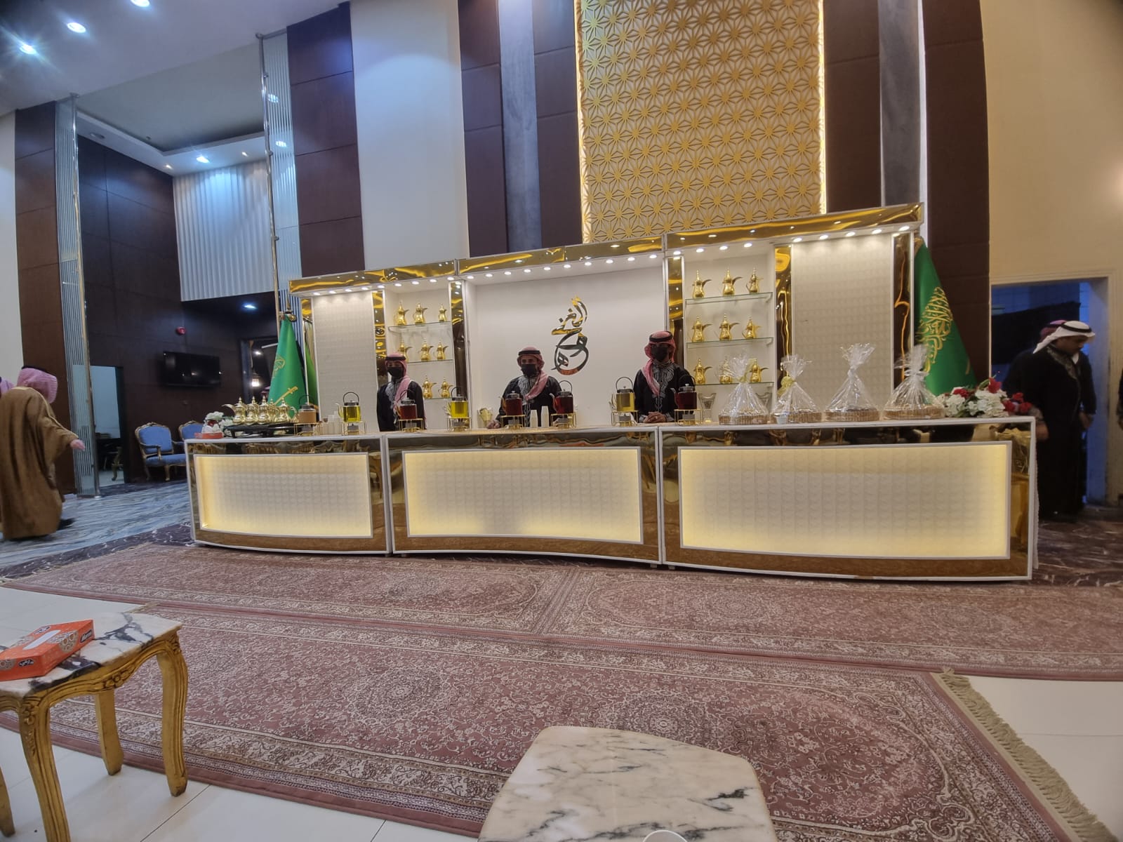 تجهيزات ضيافة ركن النخوة لمناسبات الرياض