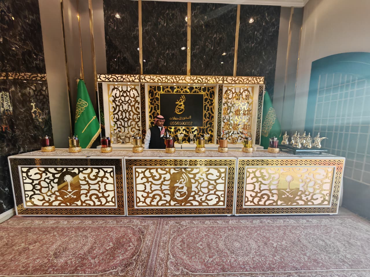 فريق قهوجيين وصبابين ركن النخوة بالرياض